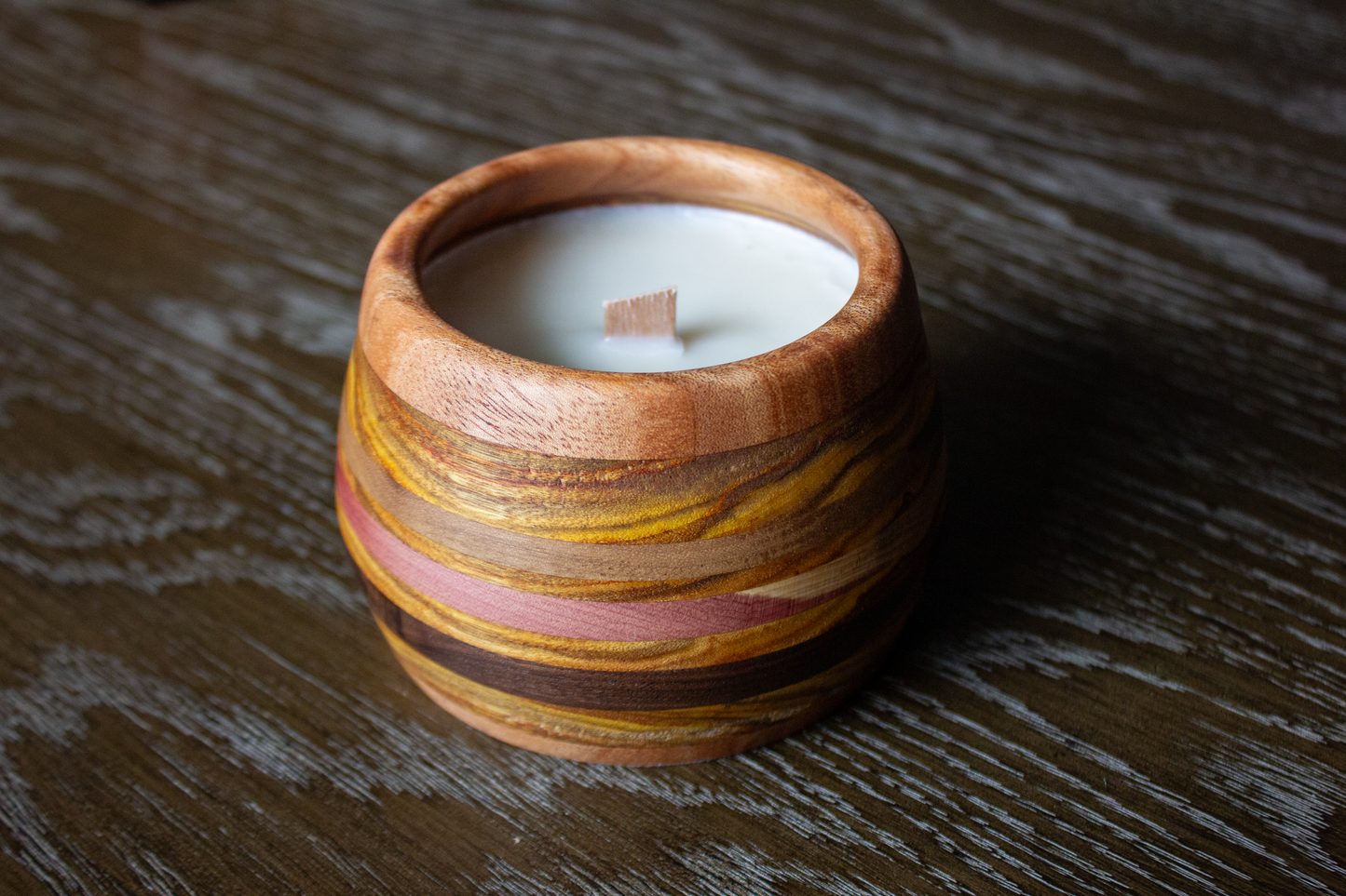 Multi-Wood Candle