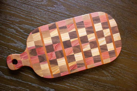Cedar & Walnut Mosaic Serving Board