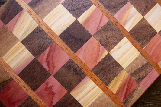 Cedar & Walnut Mosaic Serving Board