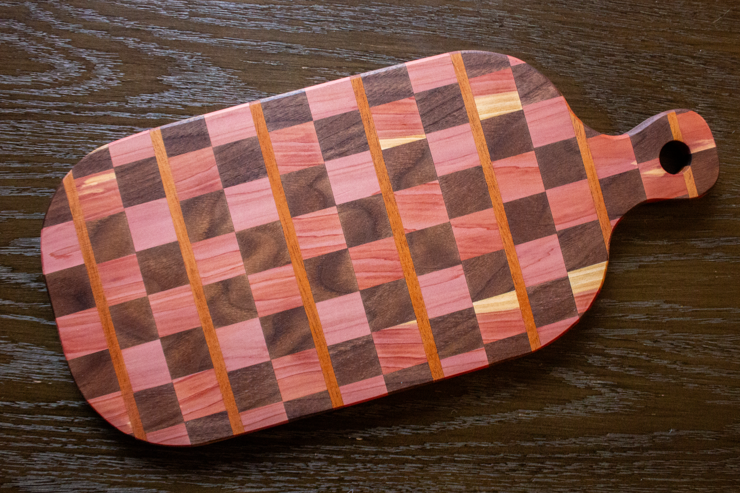 Cedar & Walnut Mosaic Serving Board