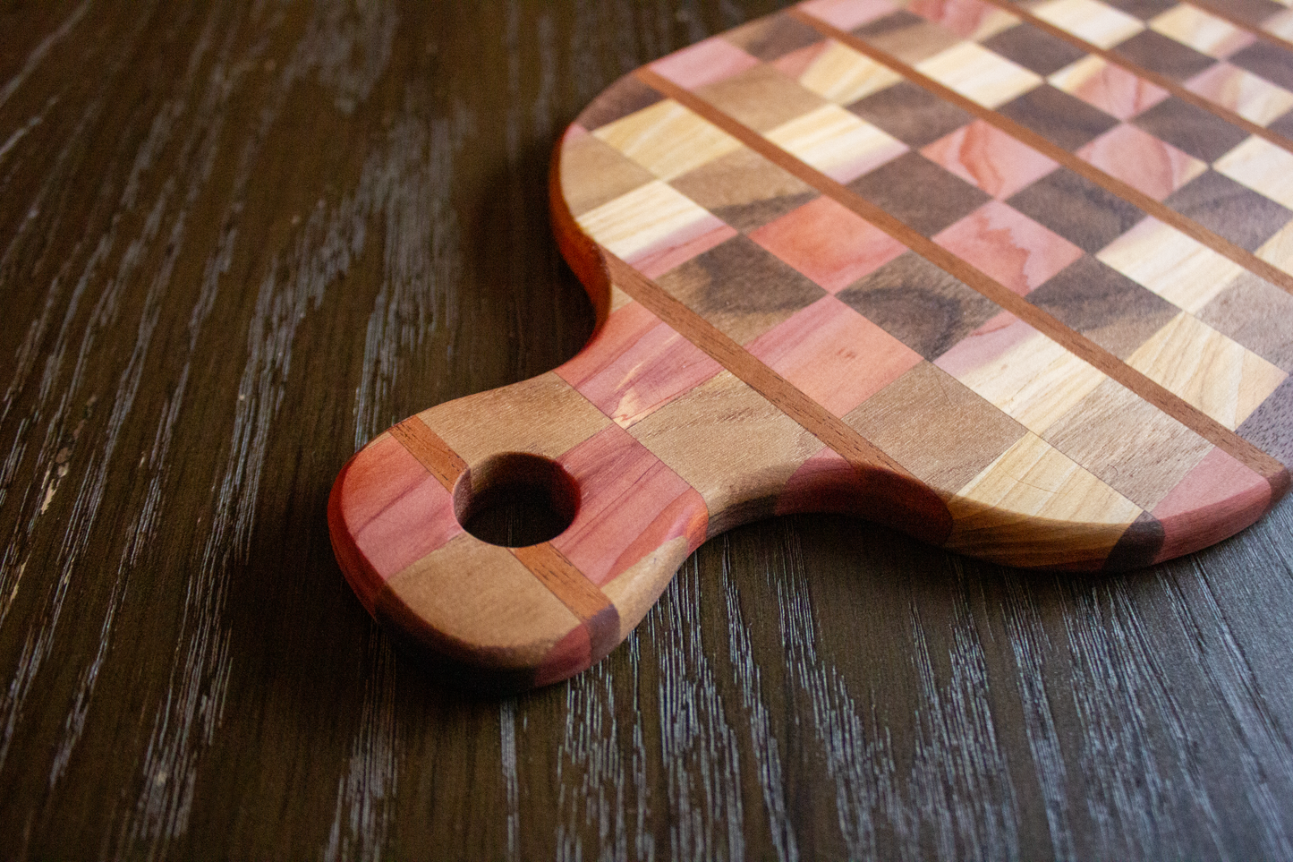 Cedar & Walnut Mosaic Serving Board